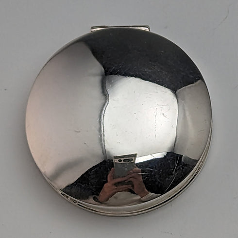 Vintage sterling silver pill case